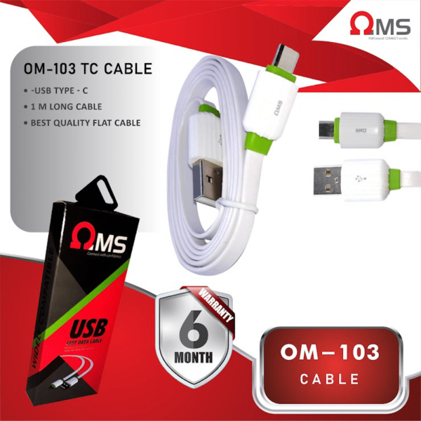 OMS OM-103 TYPE-C TO USB DATA CABLE