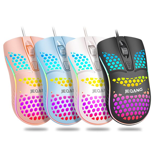 JEQANG JM-G102 Honeycomb Gaming Mouse