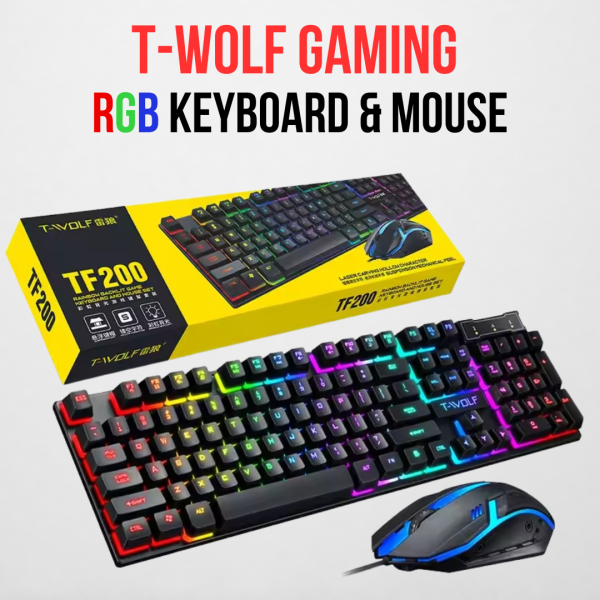T-WOLF TF200 RGB GAMING COMBO